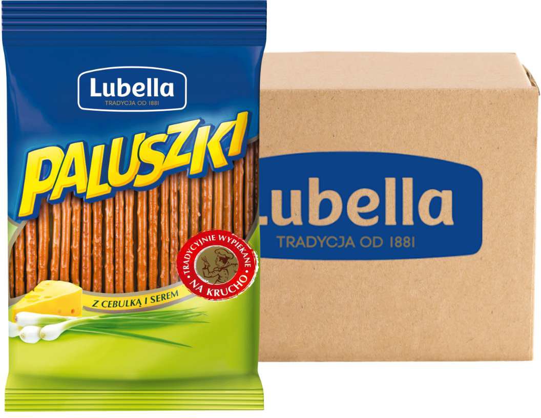 Lubella Paluszki z cebulką i serem 70 g x 25 sztuk