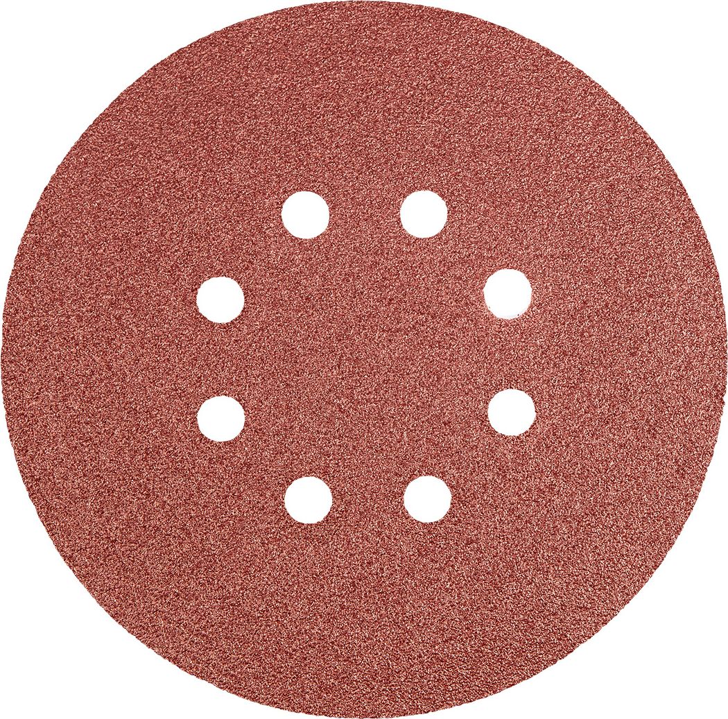 Graphite Krążki ścierne (Krążki ścierne 150 mm, K80, 5 szt., z 8 otworami)