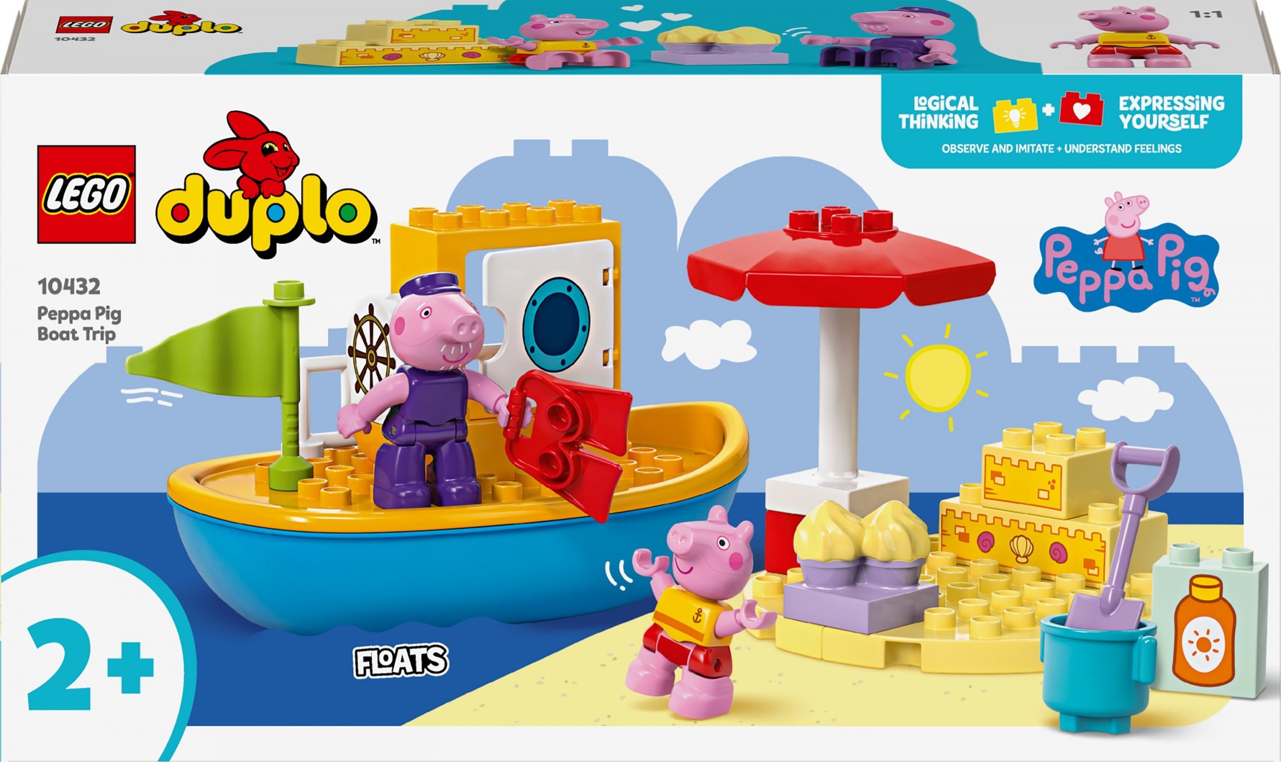 LEGO Duplo Peppa i rejs łodzią (10432)