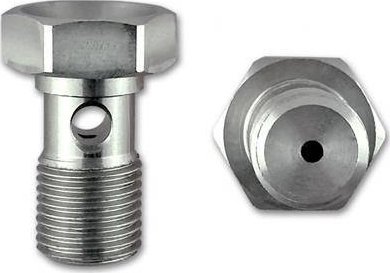 HEL ŚRUBA BANJO ZE ZWĘŻKĄ (TURBO) - 7/16" X 24 - GARRETT GT SERIES