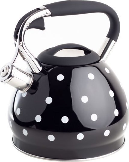 Berretti BERRETTI - Czajnik tradycyjny Cornelia - 3 L - czarny - indukcja - gaz - BR-6279