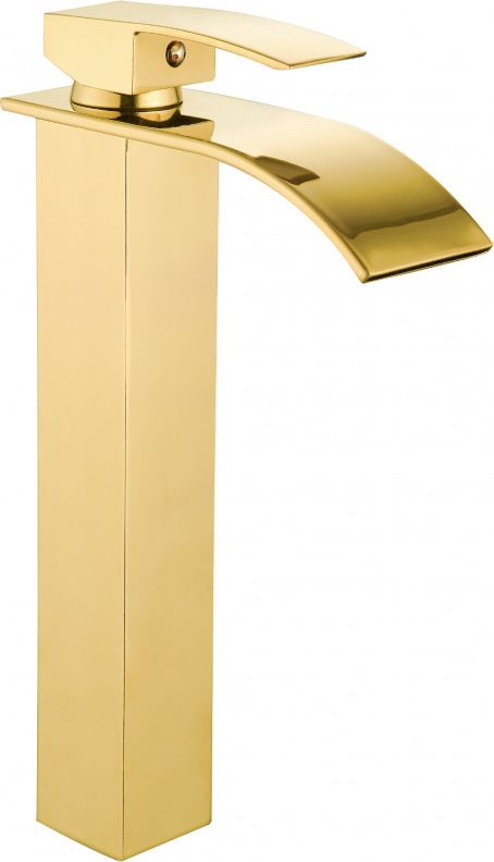 Bateria umywalkowa Mexen Aries stojąca złoty