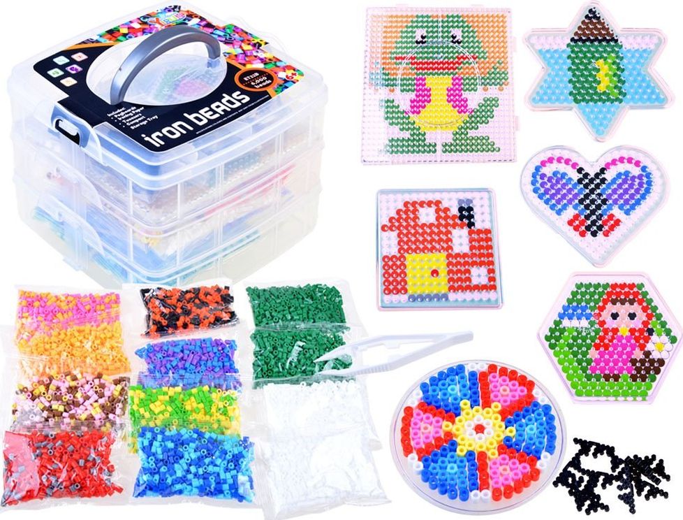 Jokomisiada Mega zestaw Koraliki do prasowania 6000 el. ZA3318