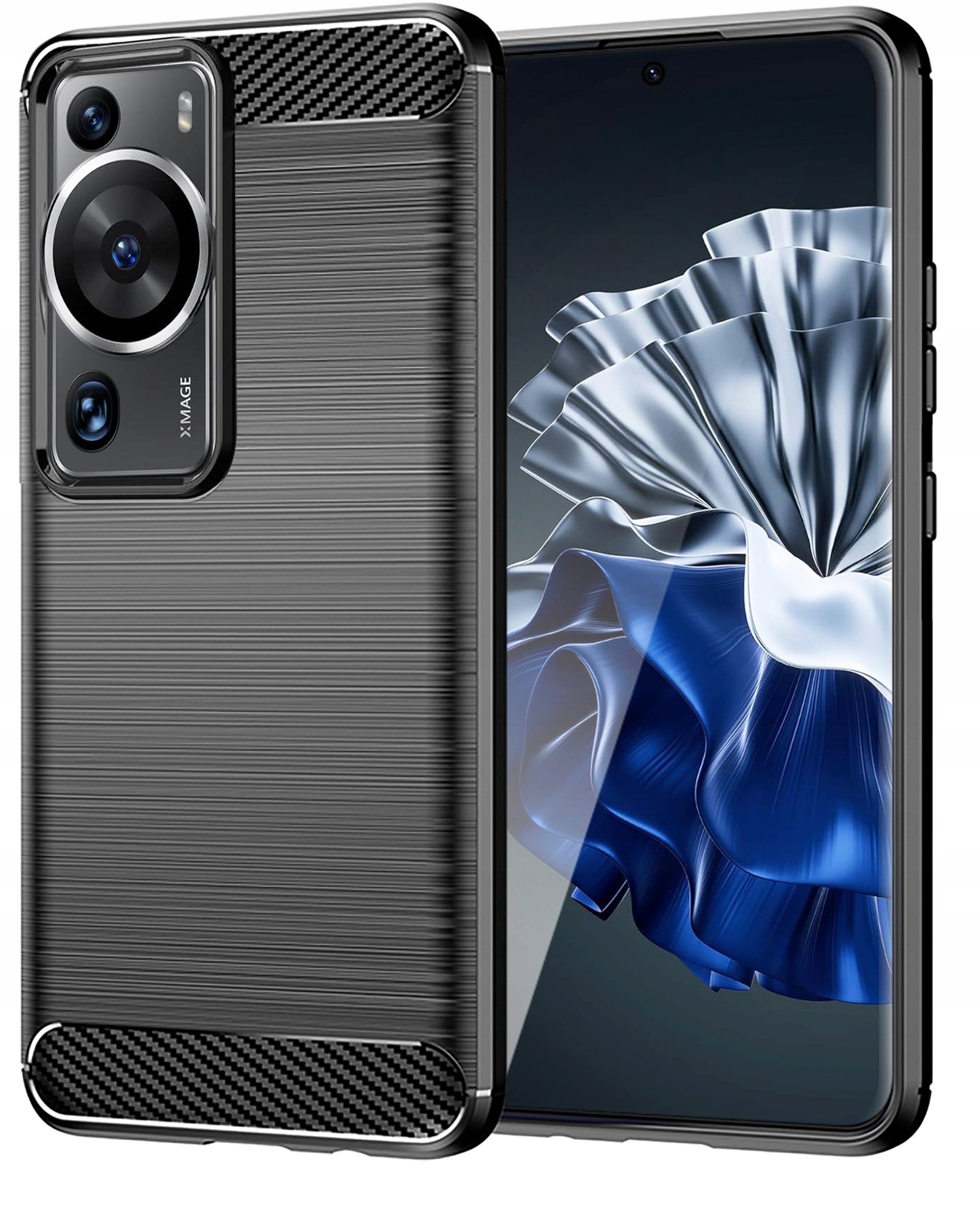 Etui do Huawei P60 | P60 Pro Pancerne Carbon CASE