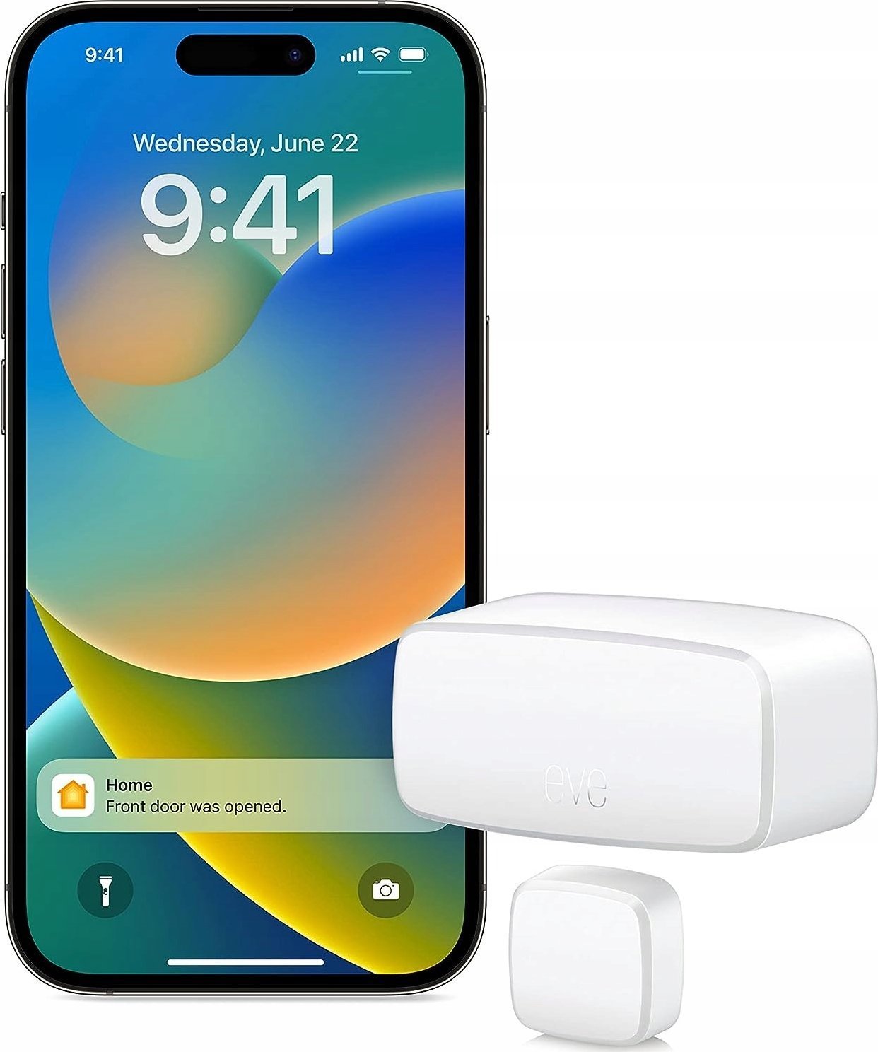 Eve Systems GmbH Eve Door & Window - inteligentny czujnik otwierania drzwi i okien (technologia Matter)