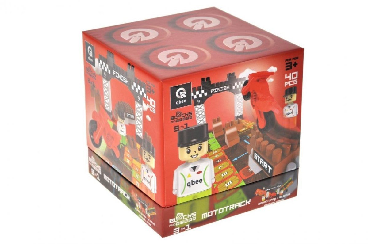 Klocki konstrukcyjne Block&Steps Tor motocyklowy