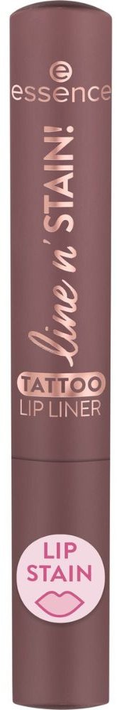 Essence Line n' Stain! Tattoo Lip Liner długotrwała konturówka do ust w płynie 03 Make A Mauve 2.5ml