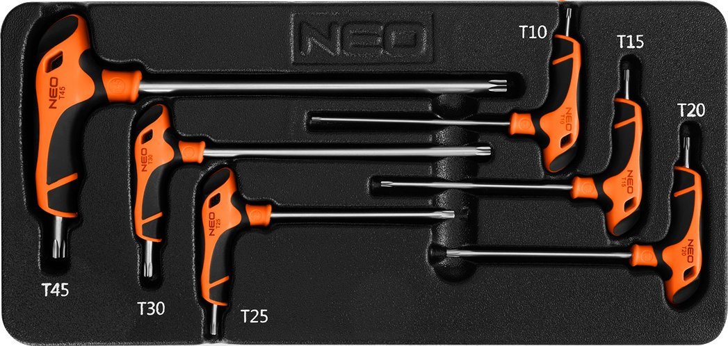 Neo Klucze Torx 6 szt. wkładka