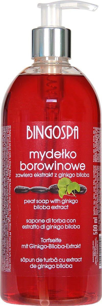 BingoSpa Mydełko borowinowe z Ginkgo Biloba 500ml