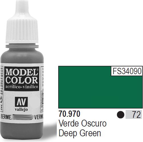 Vallejo Farba Nr72 Deep Green Matt 17ml - 70970