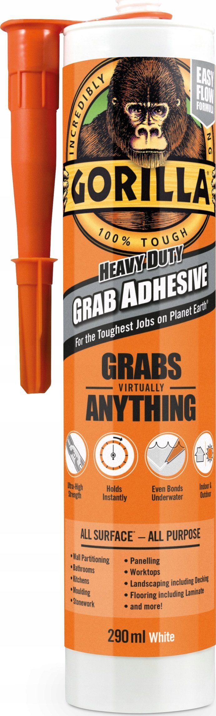 Gorilla Sports Gorilla glue Grab Adhesive 290ml