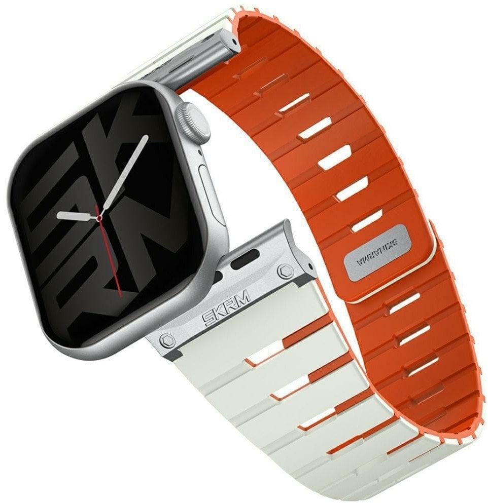 Pasek Skinarma Gemini do Apple Watch 42/41/40 mm jasnomiętowy