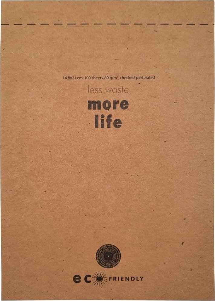 Ziemia Obiecana Notatnik A5/100K kratka Flexi Eco-Clas (10szt)