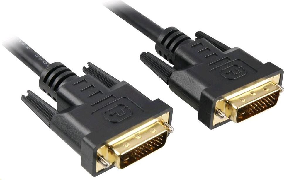Kabel PremiumCord DVI-D - DVI-D 10m czarny (kpdvi2-10)