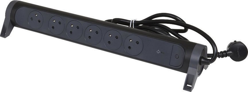 Legrand Przedłużacz z ochronnikiem 6X2P+Z 1.5M-C/G Legrand 049427 himp