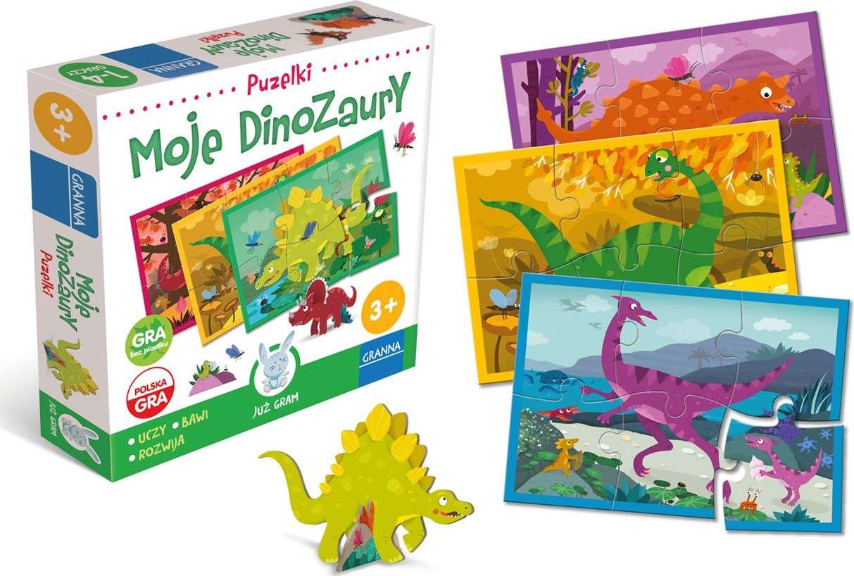 Granna Granna Gra Moje dinozaury puzelki 2021