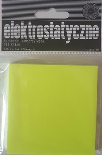 Ziemia Obiecana Karteczki elektrostatyczne 75x75mm 100K żółte