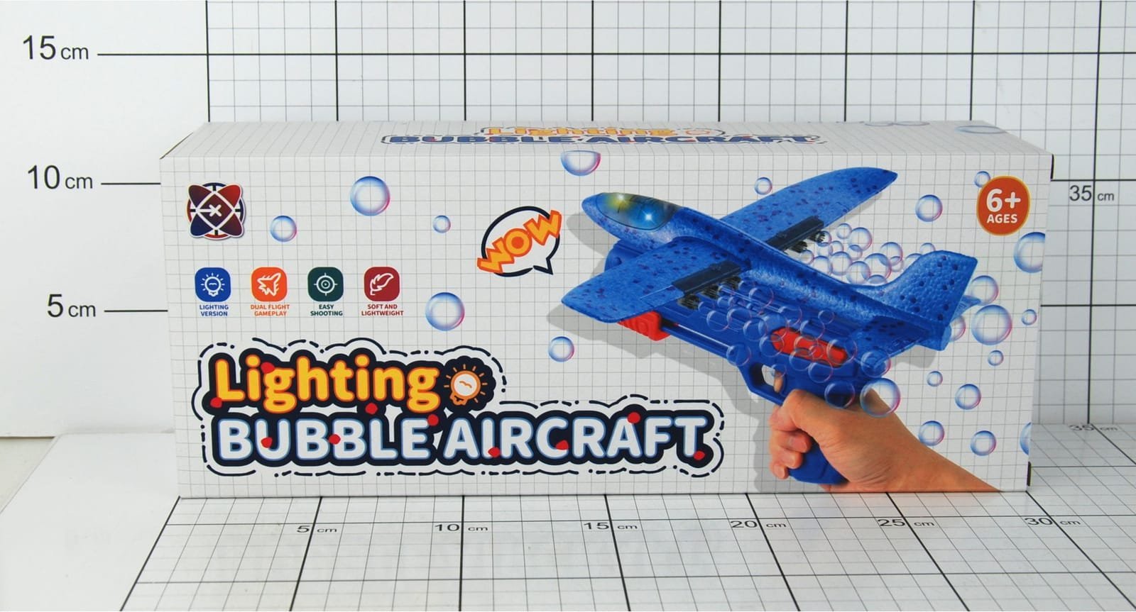 Dromader SAMOLOT STYROPIAN Z PISTOLETEM-PUDEŁKO