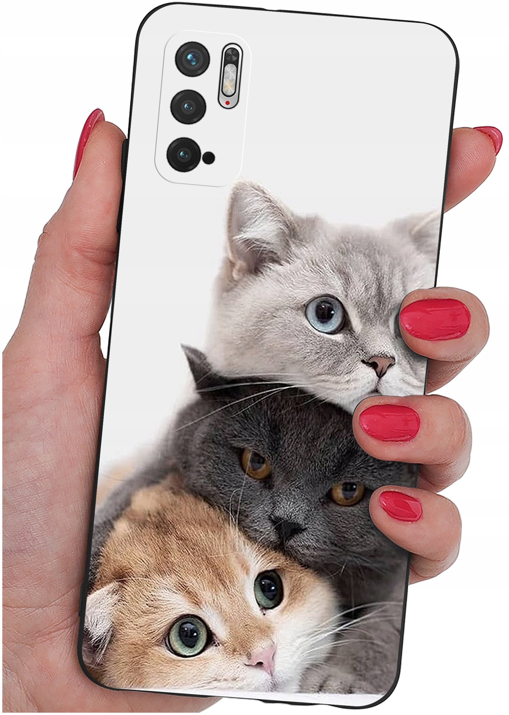 ETUI do Xiaomi Redmi Note 10 5G | WZORY | SILIKONOWE MATT CASE + SZKŁO 9H