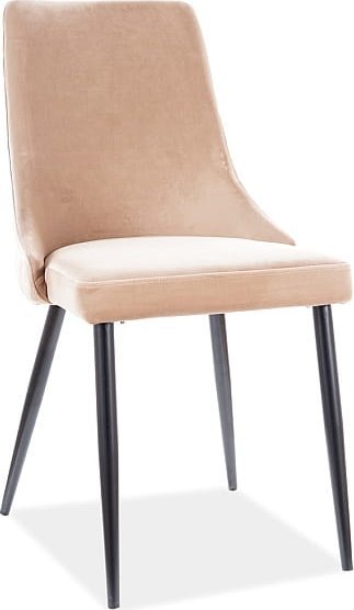 SIGNAL MEBLE Krzesło PIANO B VELVET beżowe SIGNAL