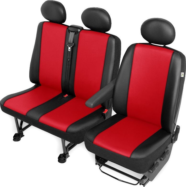 Kegel-Błażusiak Pokrowce samochodowe 2+1 Practic Duo 2+1 (czerwone)