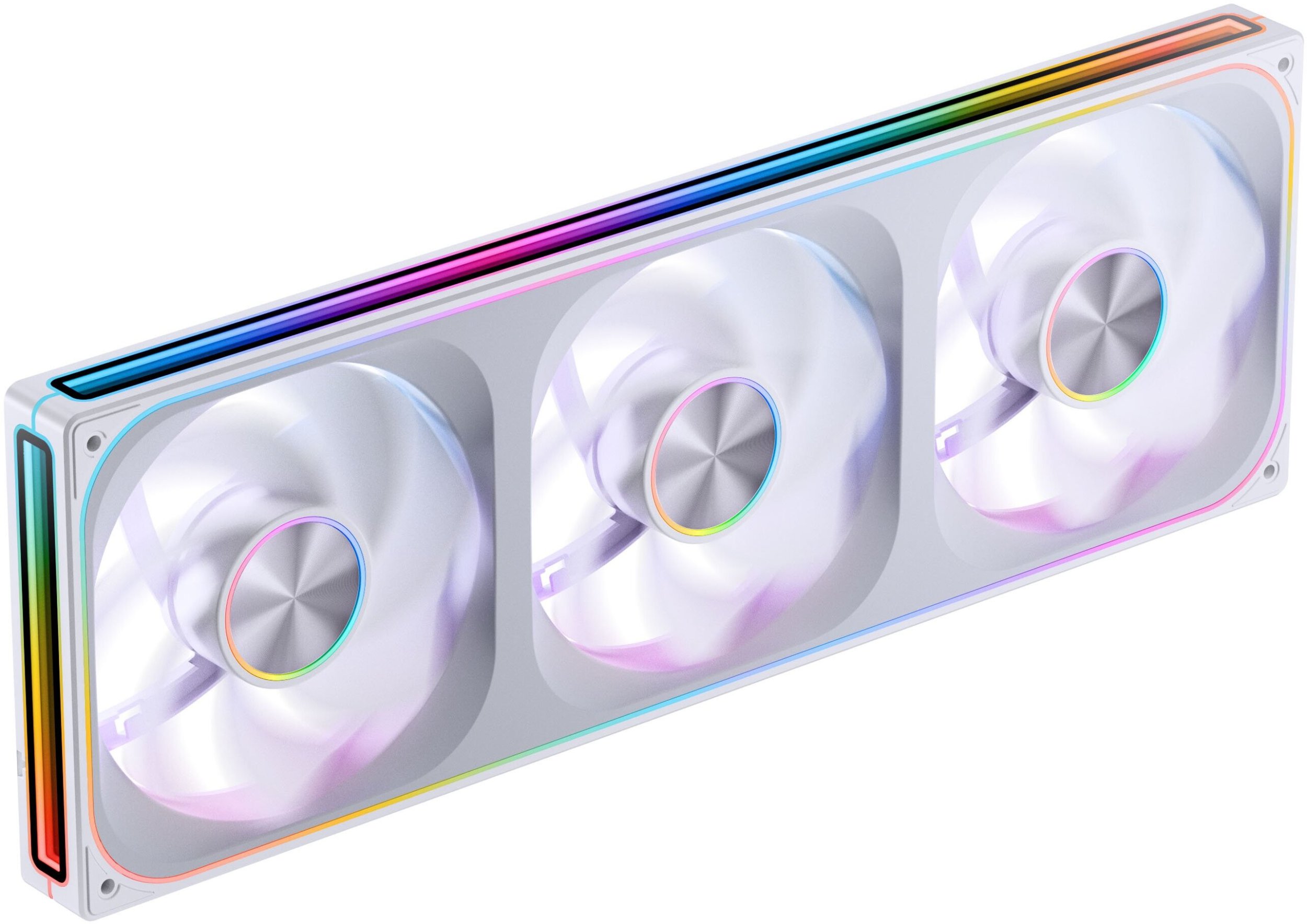 Wentylator Jonsbo Wentylatory ZA-420 White Reverse Blade PWM ARGB (3x140mm - 420mm)