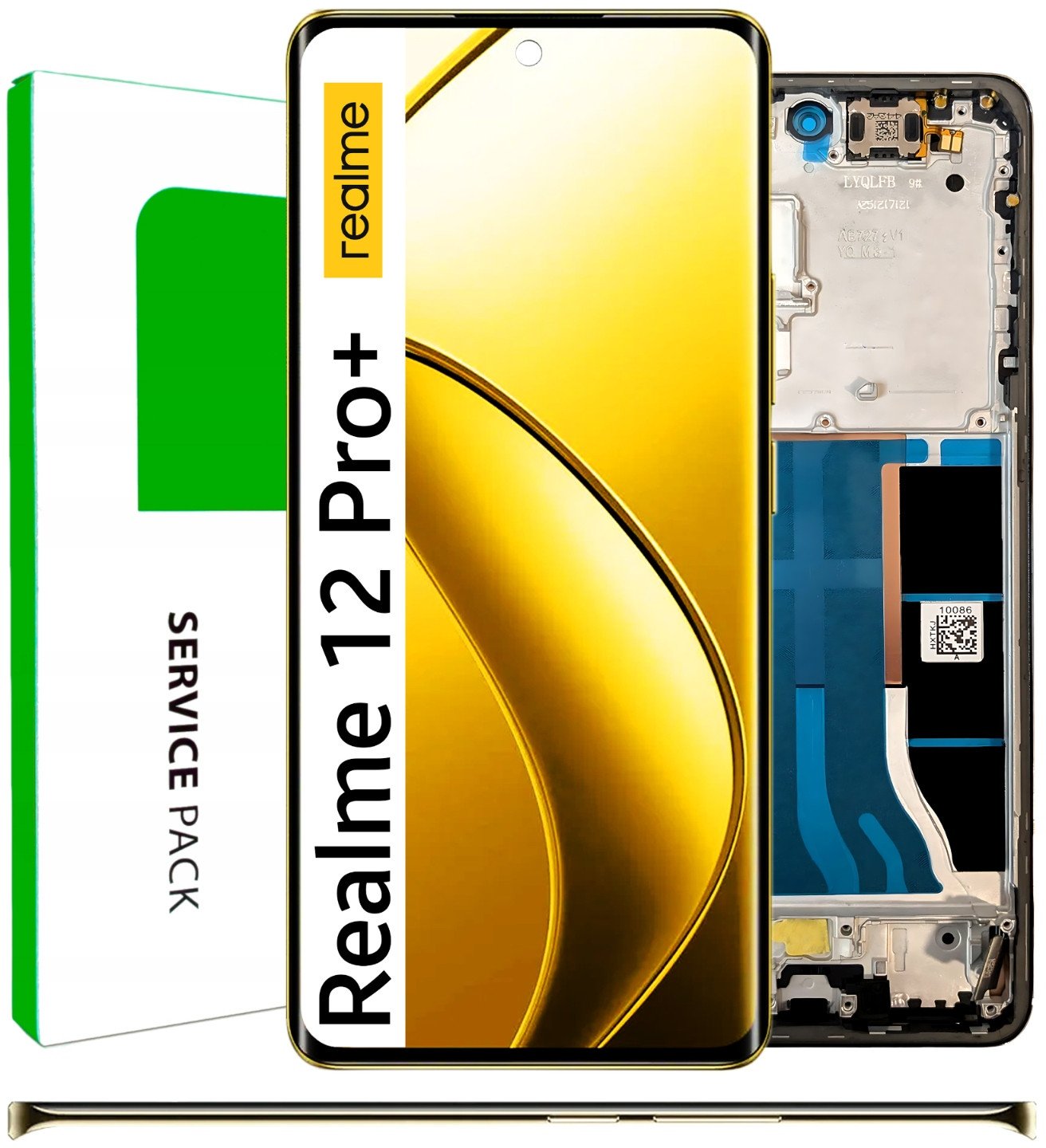 Wyświetlacz do Realme 12 Pro Plus Ekran LCD Ramka Oryginał Zila RMX3840 (5904858381104)