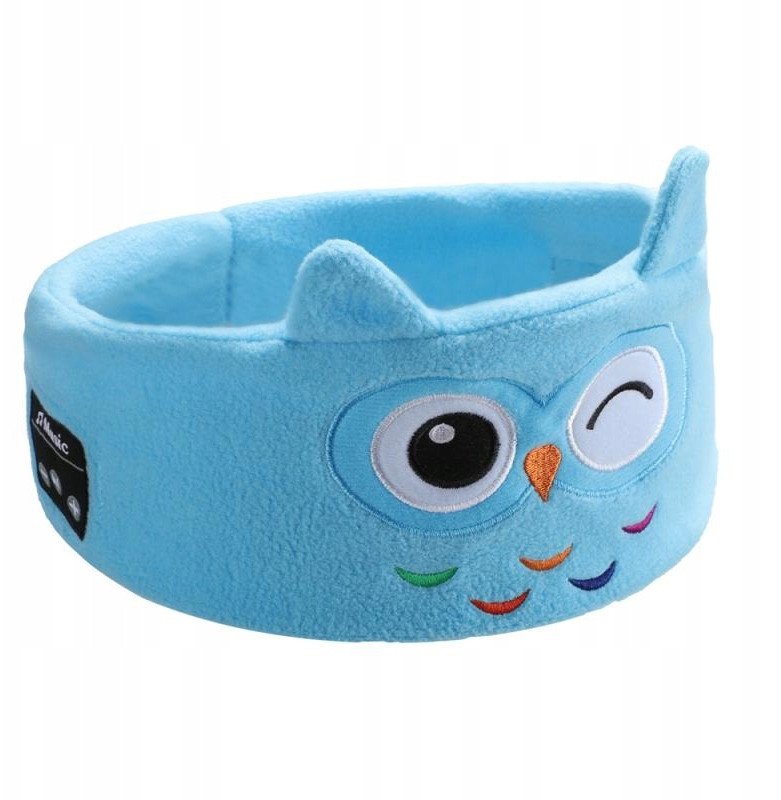 OPASKA na oczy do SPANIA SŁUCHAWKI dla DZIECI Sowa