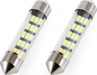 AMiO Żarówki LED STANDARD Festoon C5W 15xSMD 3014 12V 39mm