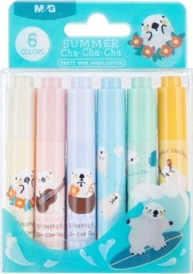 Teka Zakre¶lacze mini Cha Cha 6 kolorów M&G