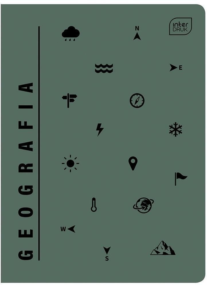 Interdruk Zeszyt A5/60K kratka UV Geografia (10szt)