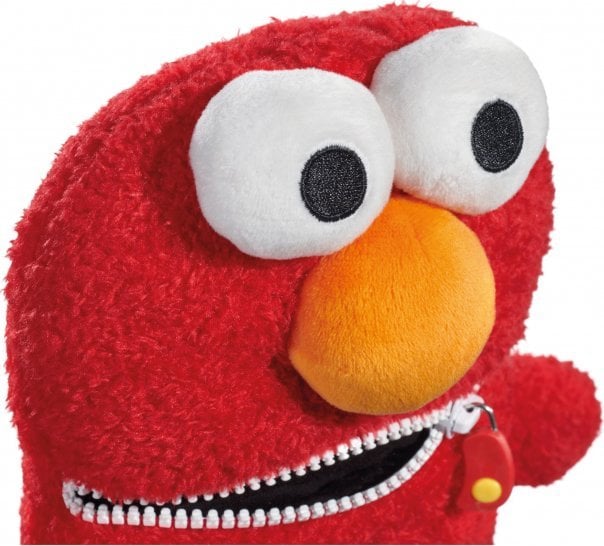 Schmidt Spiele Worry Eater Elmo, cuddly toy (red, size: 27.5 cm)