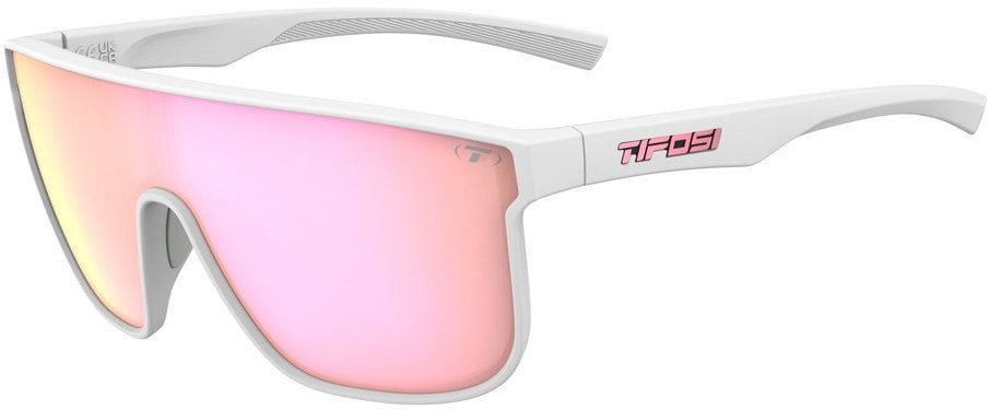 Okulary TIFOSI SANCTUM XL matte white (1 szkło Pink Mirror xx% transmisji światła) (NEW 2025) (PREMIERA: 2025-04-15)