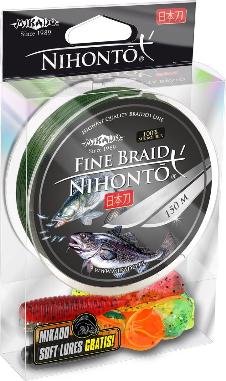 Mikado Plecionka Nihonto Fine Braid 0.06mm 150m Zielona (Z19G-006)