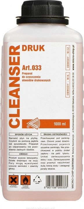 Micro Chip Płyn do czyszczenia obwodów drukowanych 1000 ml (CHE1491)
