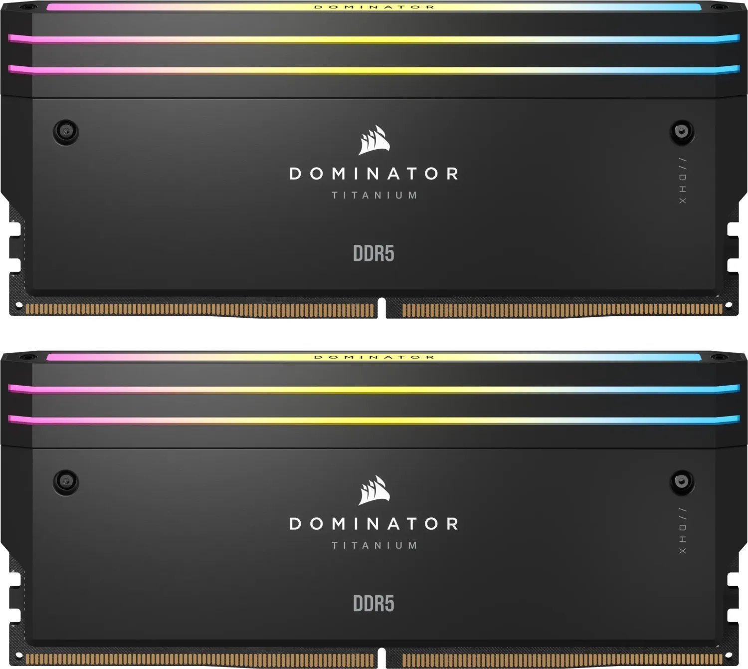 Pamięć Corsair Dominator Titanium RGB, DDR5, 96 GB, 6400MHz, CL32 (CMP96GX5M2B6400C32)