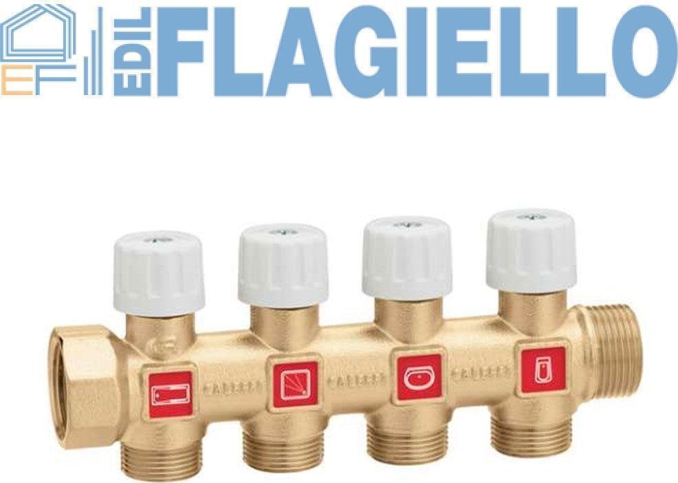 Rozdzielacz z zaworami odcinającymi O3/4X2 O23P.1,5-18