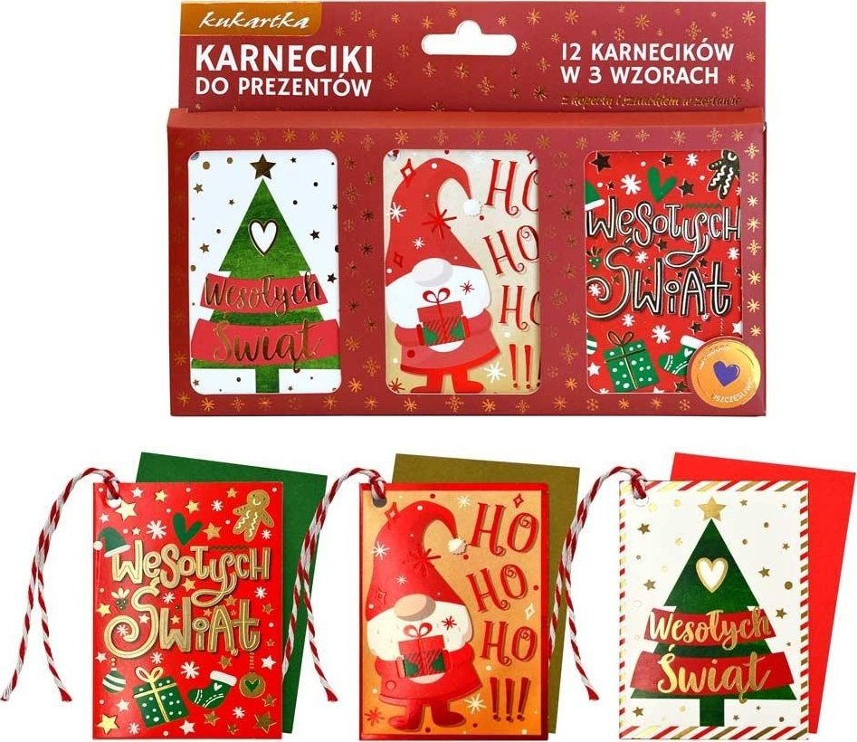 Zestaw karnecików KAR-001 Boże Narodzenie