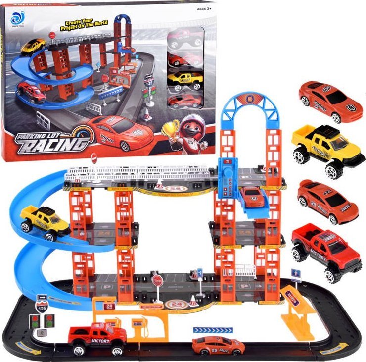 Piętrowy Parking + winda trasy dla autek ZA4753