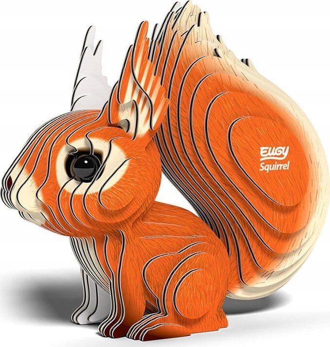 Fat Brain Toys Wiewiórka Pospolita Eugy. Eko Układanka 3D