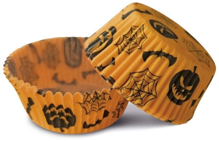 Keksinu papira forminas 60 gab. Helovini O 7 x 3 cm 8006043019155