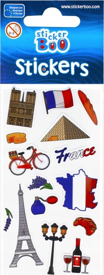 STICKERBOO NAKLEJ EUROPE TRAVEL 66X180 S-BOO PBH 120/1800