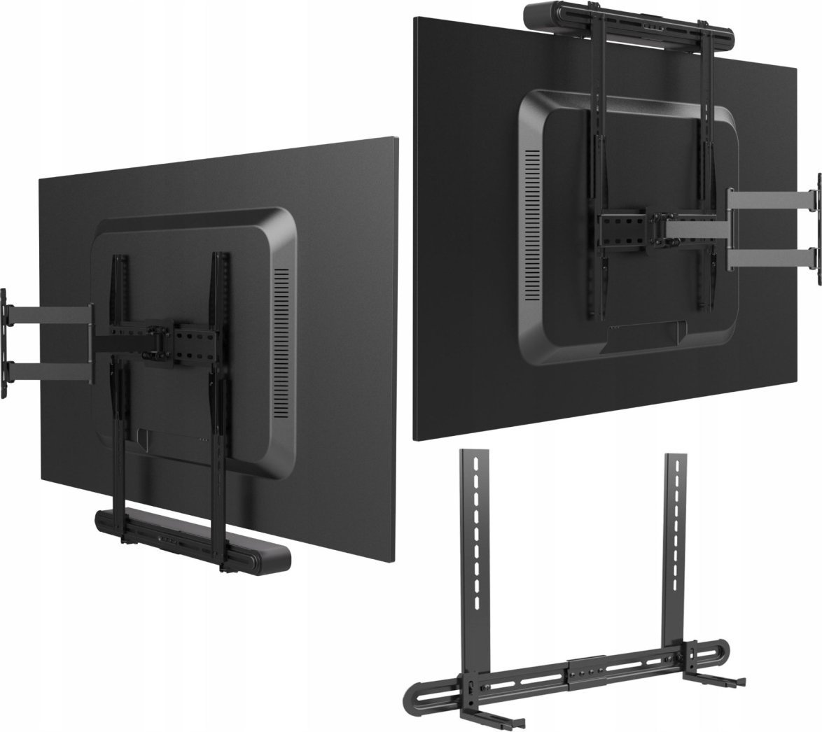 VETOUSON Uchwyt do Głośnika typu Soundbar MX-044 pod i nad Telewizor Uniwersalny