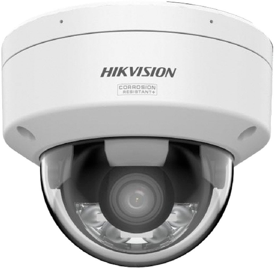 Hikvision dome DS-2CD2147G3-LIS2UY F4 (balta, 4 MP, 30 m IR; 30 m LED; Hybrid Light, ColorVu)