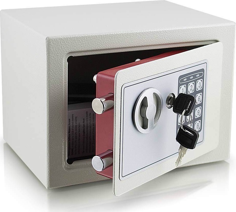 Bituxx Mini Sejf na oszczędności pieniądze na kod PIN zamek szyfrowy meblowy