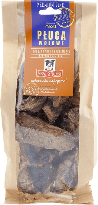 Milord Gryzak dla psa płuca wołowe 200 g