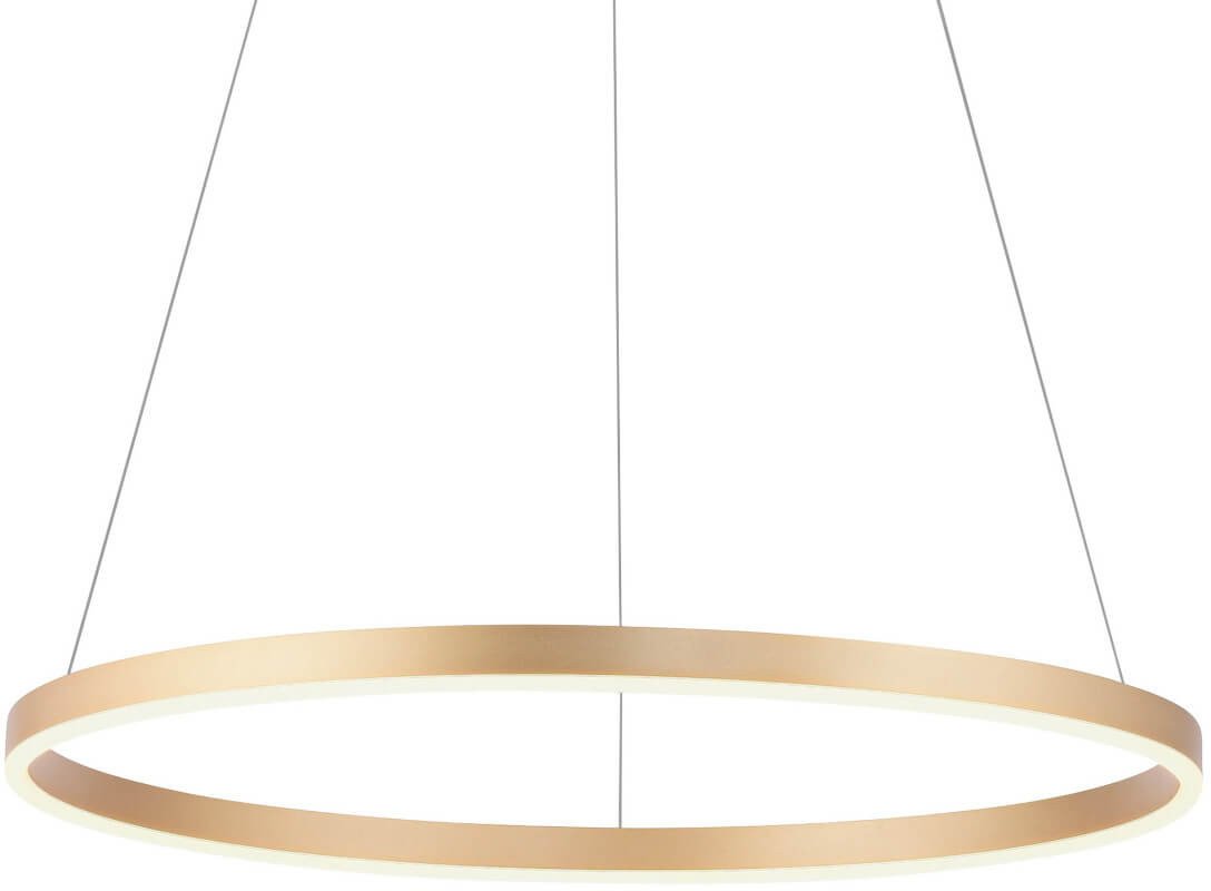 Zawieszana lampa RITUS 15394-60 Just Light LED 31,5W 3000K koło mosiądz