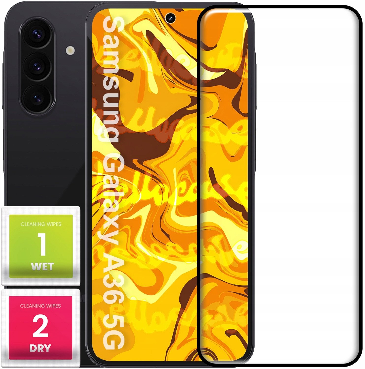 SZKŁO HARTOWANE DO SAMSUNG GALAXY A36 5G / A56 5G NA CAŁY EKRAN OCHRONNE 5D