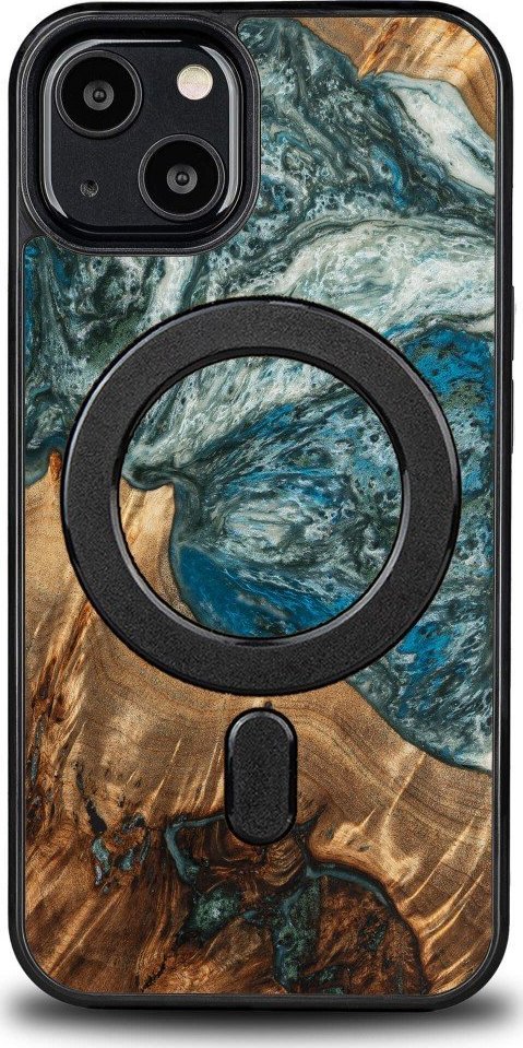 BeWood Etui Bewood Unique na iPhone 13 - Planets - Ziemia z MagSafe