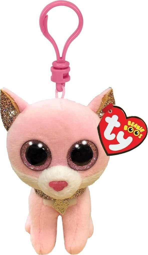 Breloczek TY Beanie Boos Fiona - Różowy kot 8,5cm